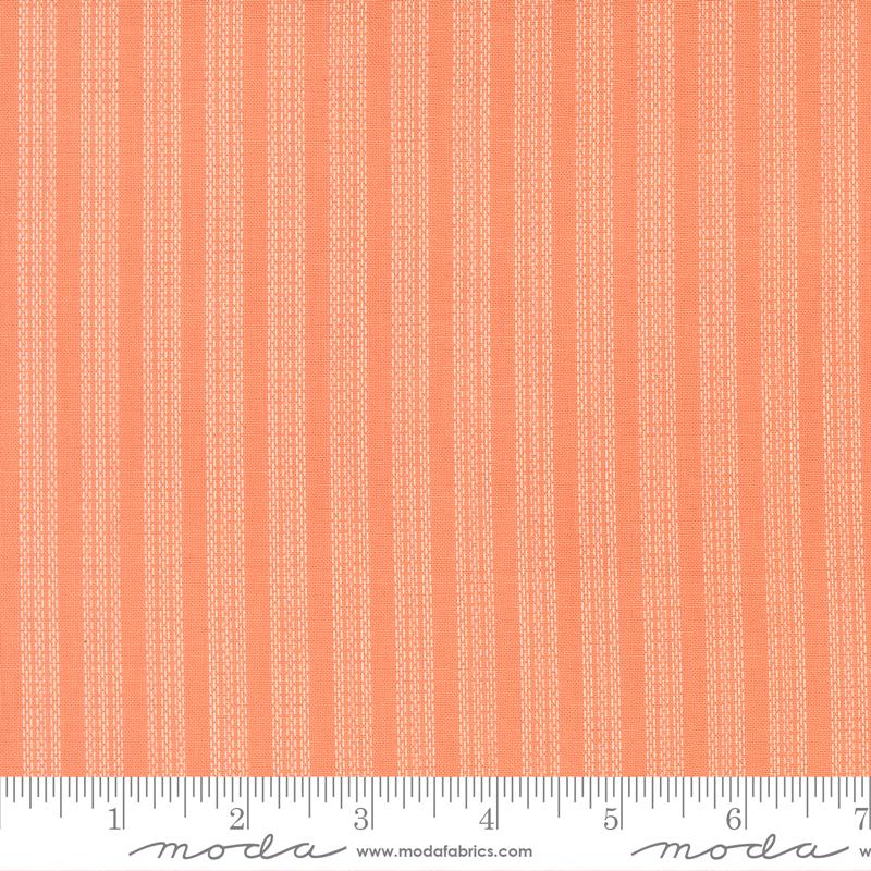 Fruit Salad Stripes Coral - Quilt Fabric