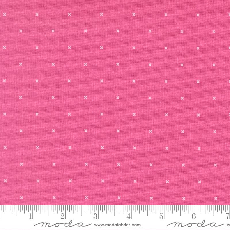 Joysome Dots Petunia - Quilt Fabric, zoomed in. Select this picture to zoom back out.