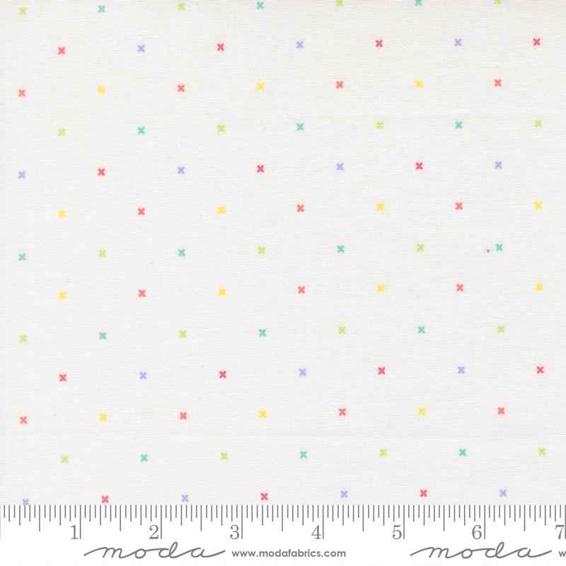 Joysome Dots Cloud - Quilt Fabric, zoomed in. Select this picture to zoom back out.