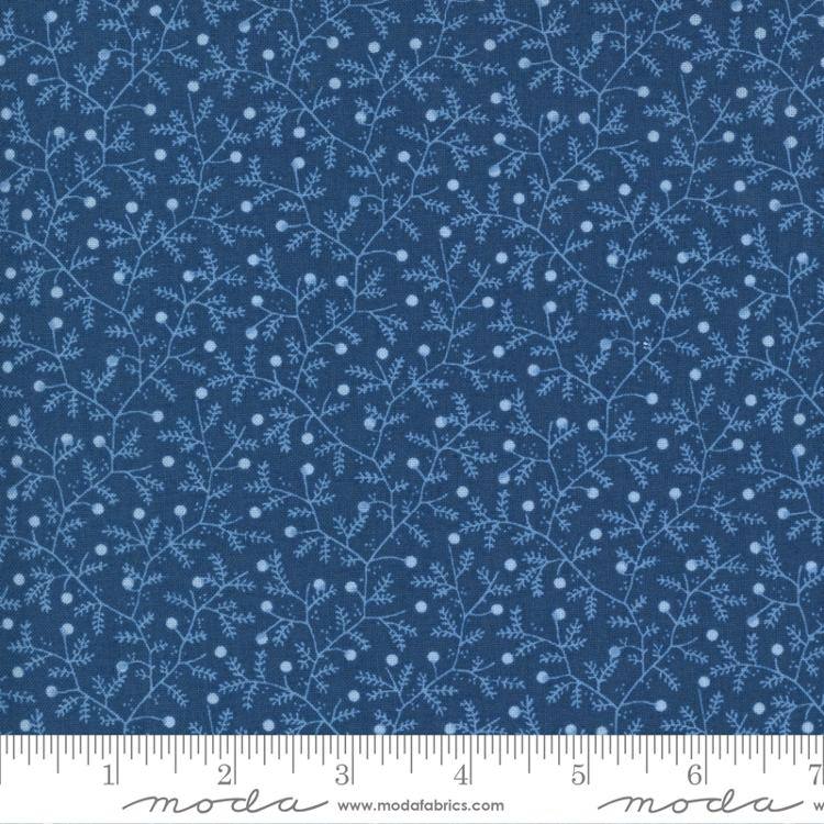 Crystal Lane Crystal Blue - Berries and Bits - Quilt Fabric