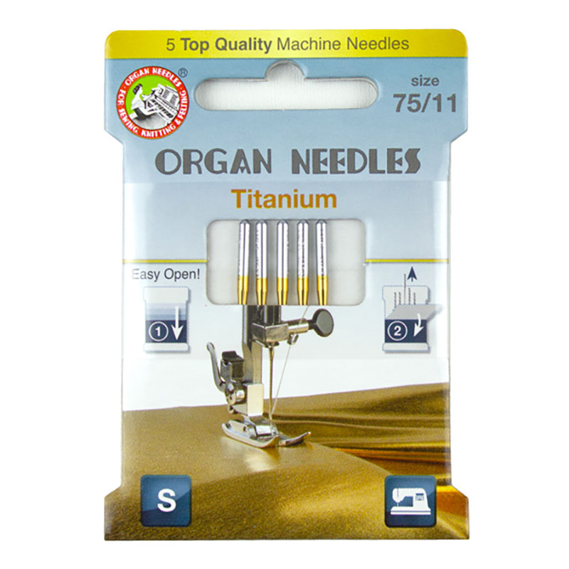 Titanium Machine Needle 75/11 5ct