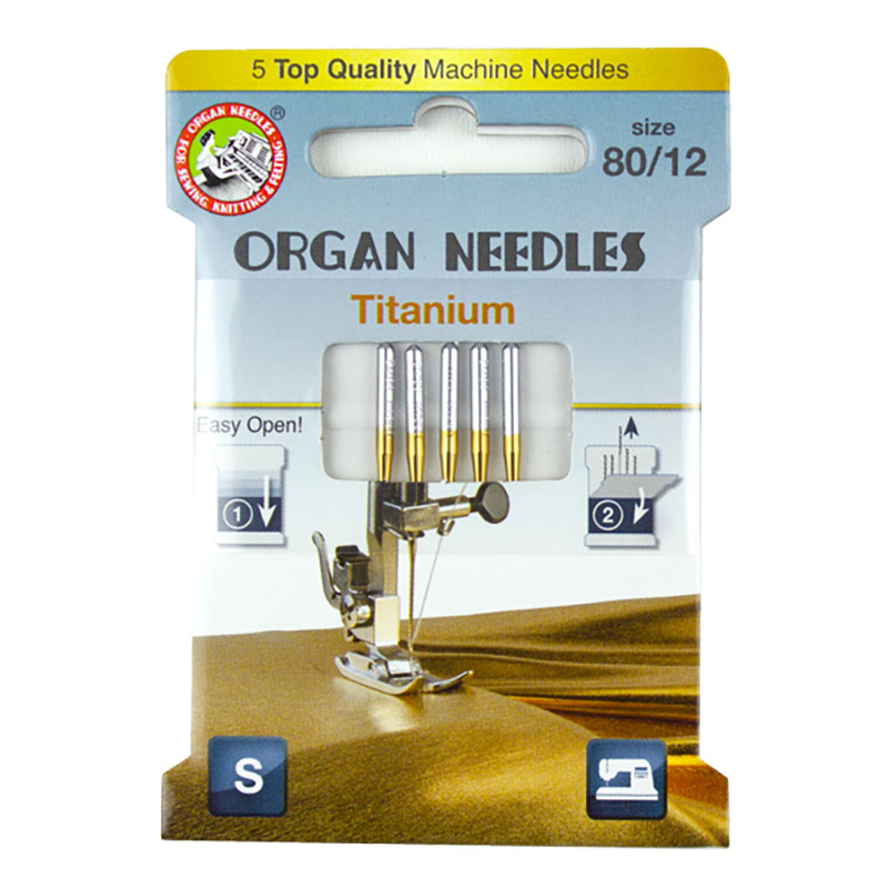 Titanium Machine Needle 80/12 5ct