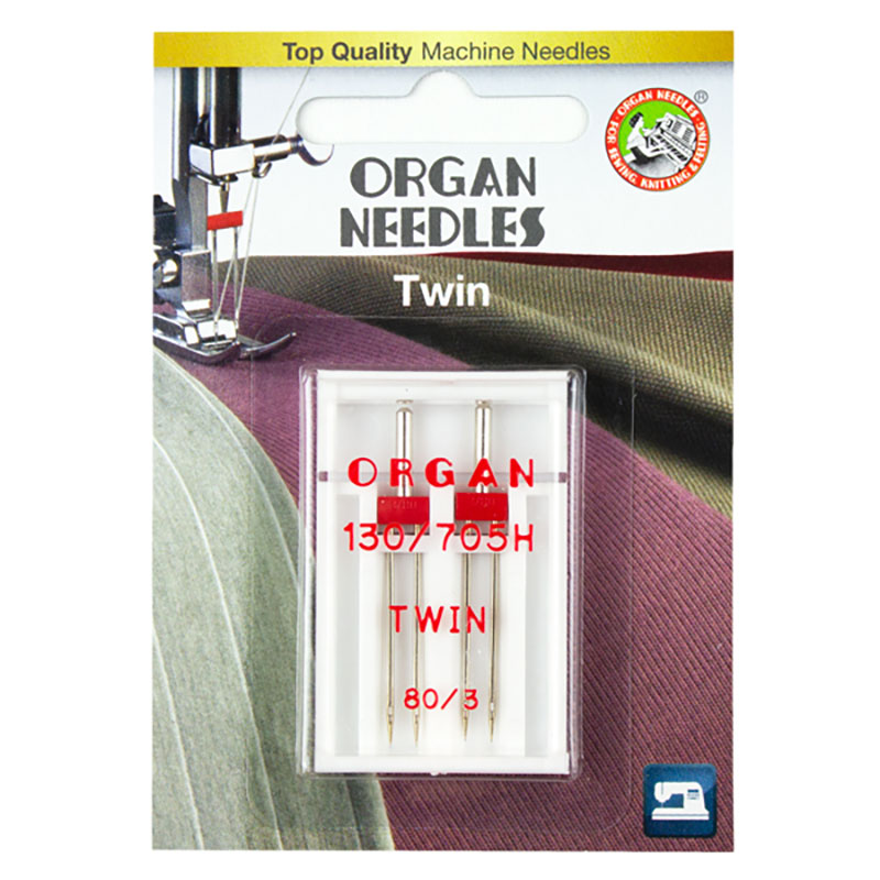 Twin Machine Needle 80/3mm 2ct