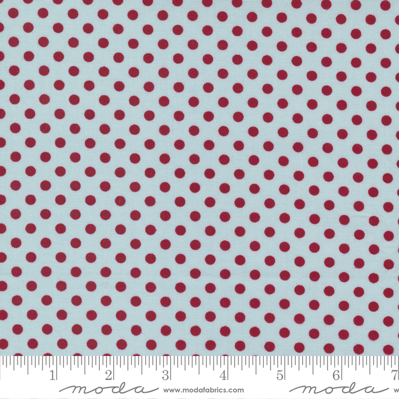 I Believe In Angels Frosty Morn - Snow Dots Dot - Fabric
