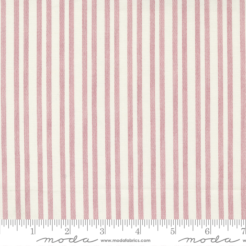 I Believe In Angels Snow - Angel Ticking - Quilt Fabric