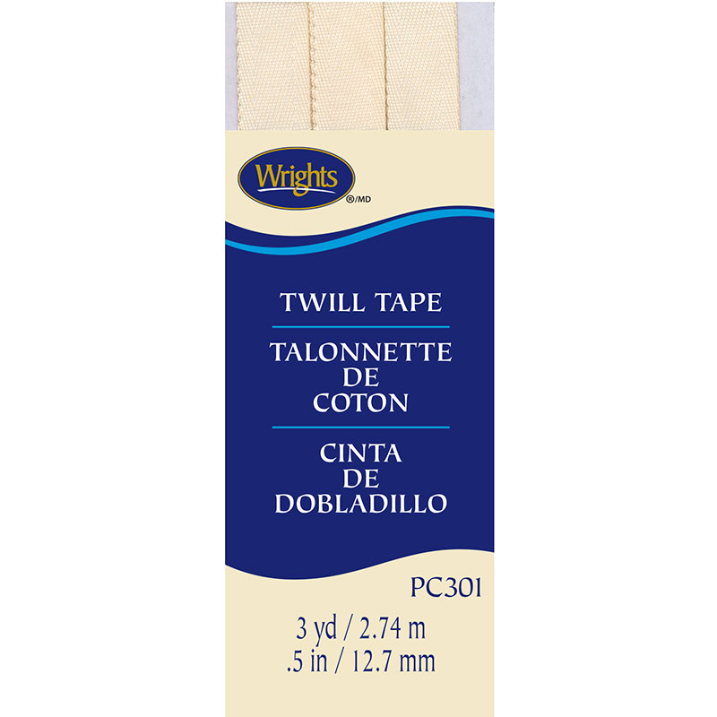 Twill Tape 1/2" Oyster