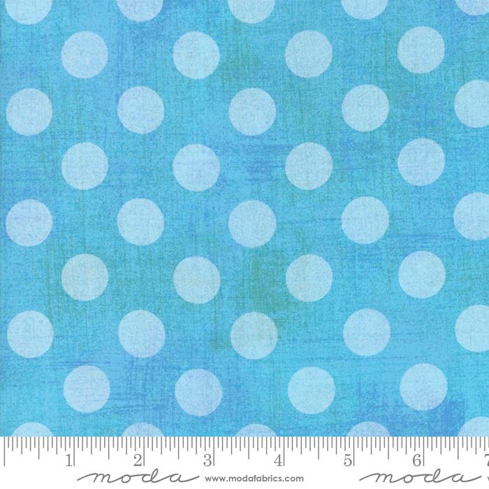 Grunge Hits The Spot Blue - Quilt Fabric