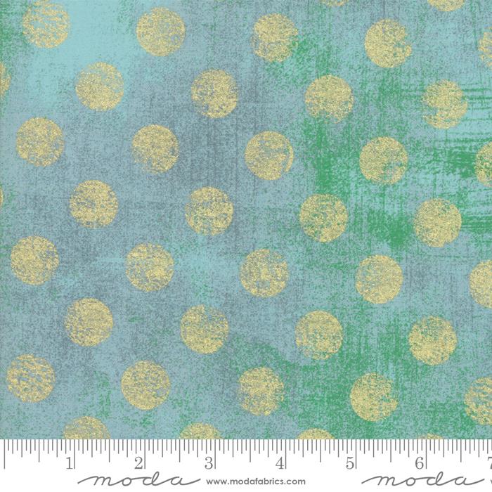 Hits The Spot Blue - Quilt Fabric