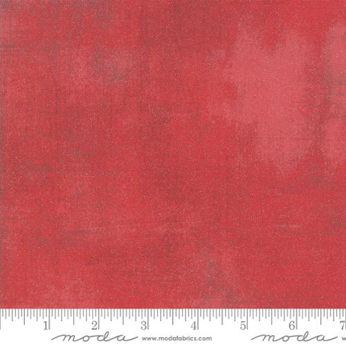 Grunge Glitter Cherry - Quilt Fabric