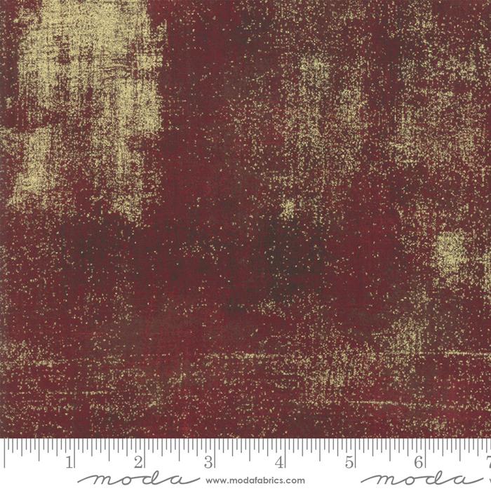 Grunge Burgundy - Quilt Fabric