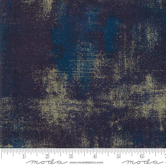 Grunge Peacoat - Quilt Fabric