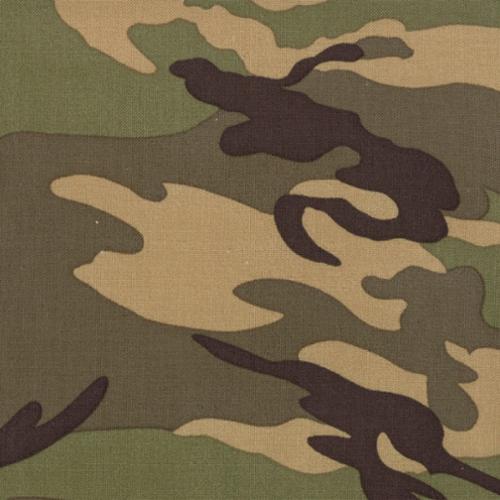 Urban Camo Camouflage Olive - Quilt Fabric