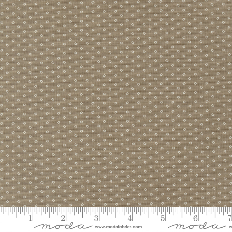 Sugarberry Weathered Teak - Sugar Crystals Square - Fabric