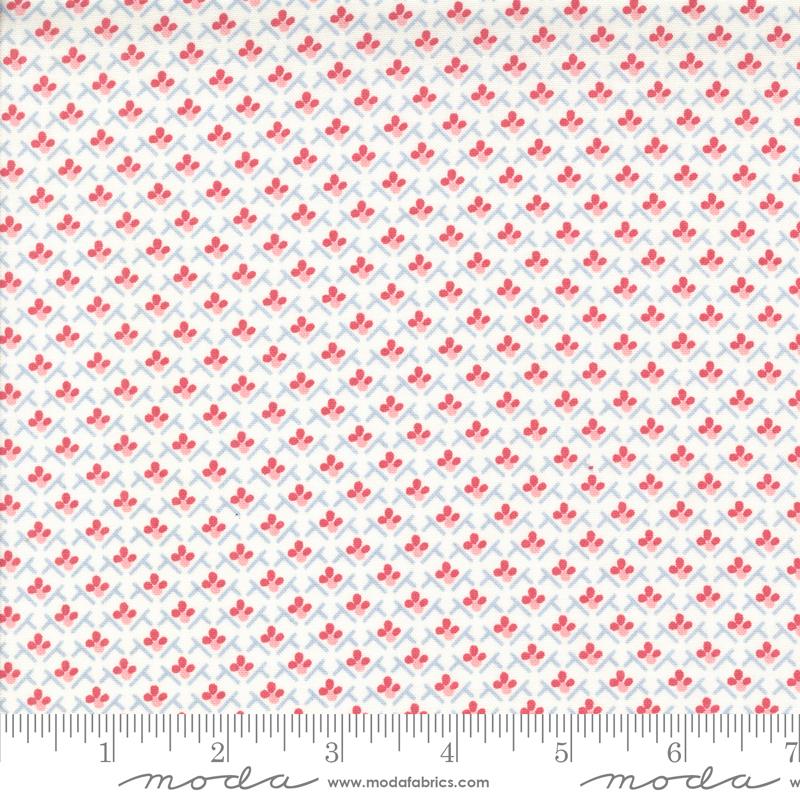 Hollyhocks Roses Jasmine - Quilt Fabric
