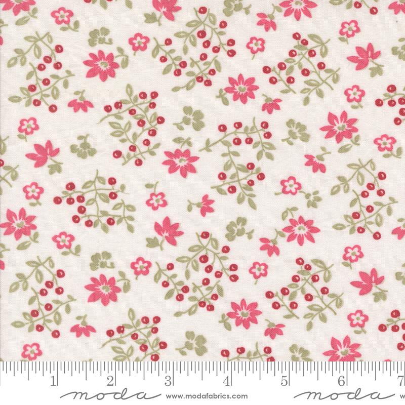 A Very Sweet Christmas Berry - Snow - Quilt Fabric
