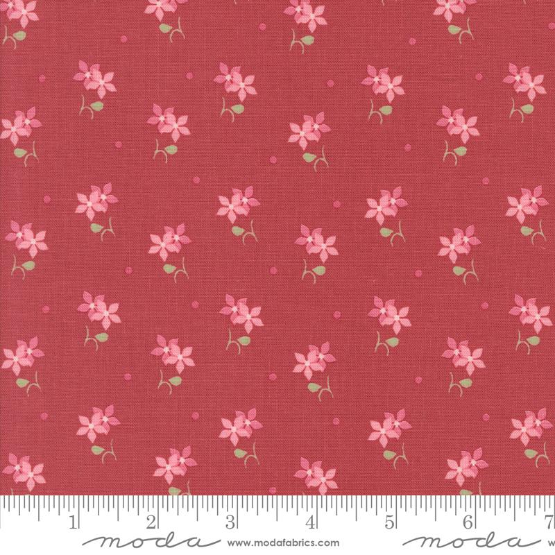 A Very Sweet Christmas Poinsettia - Quilt Fabric