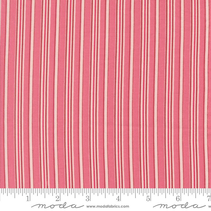 A Very Sweet Christmas Stripes - Rose - Quilt Fabric