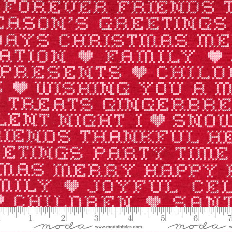 Hustle And Bustle Candy - Rejoice Hearts - Quilt Fabric
