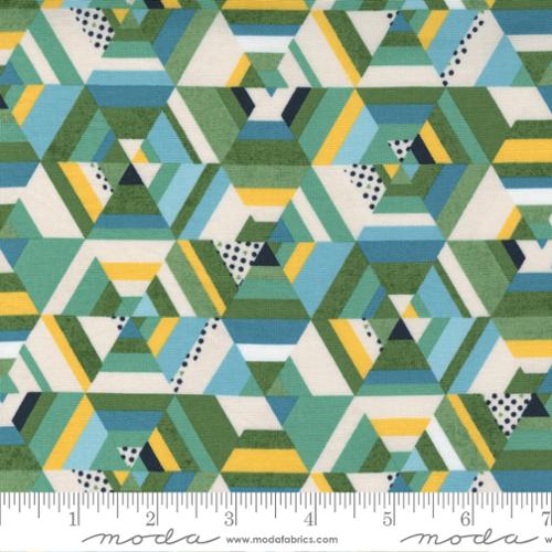 Frankie Kaleidoscope Hemlock - Quilt Fabric