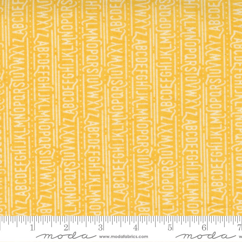Frankie On The Line Goldie - Quilt Fabric