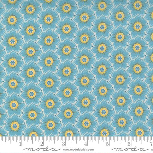 Frankie Upfront Bonnie Blue - Quilt Fabric