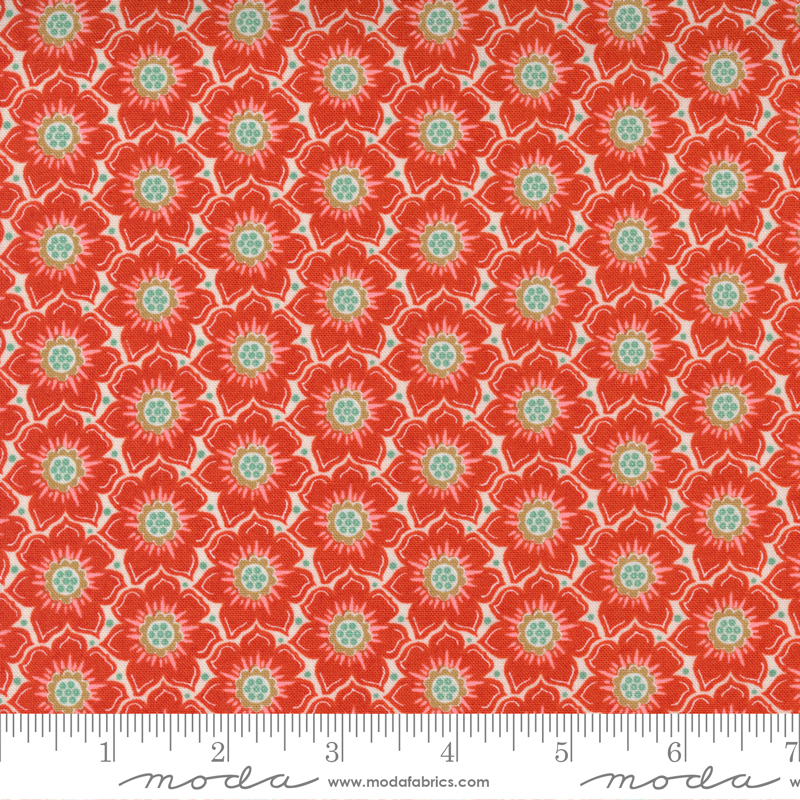 Frankie Upfront Melon - Quilt Fabric