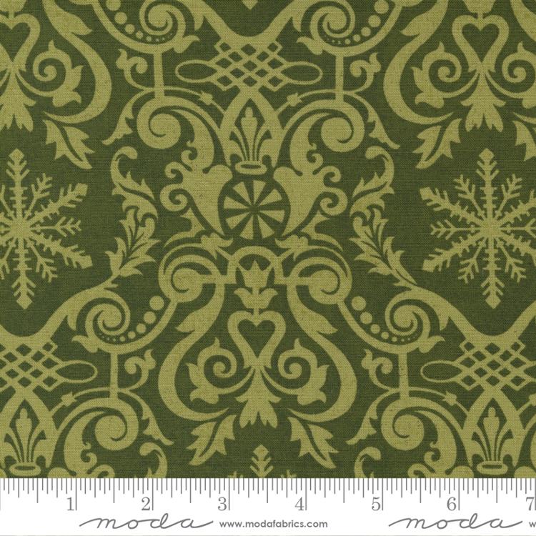 Peppermint Bark Pine - Glacier - Quilt Fabric