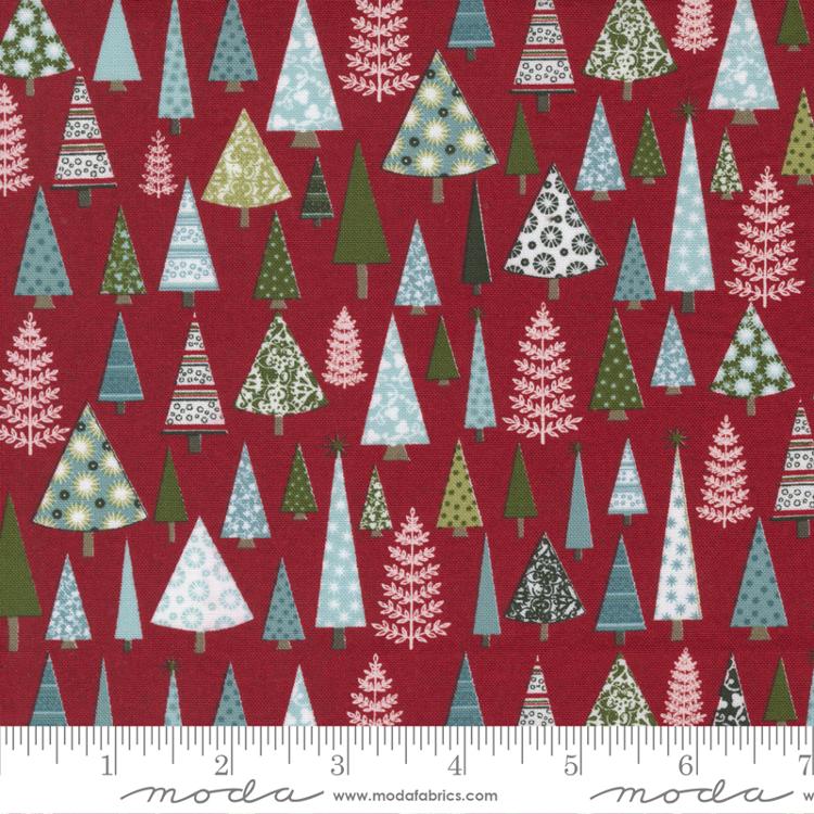 Peppermint Bark Candy Cane - Forest - Quilt Fabric
