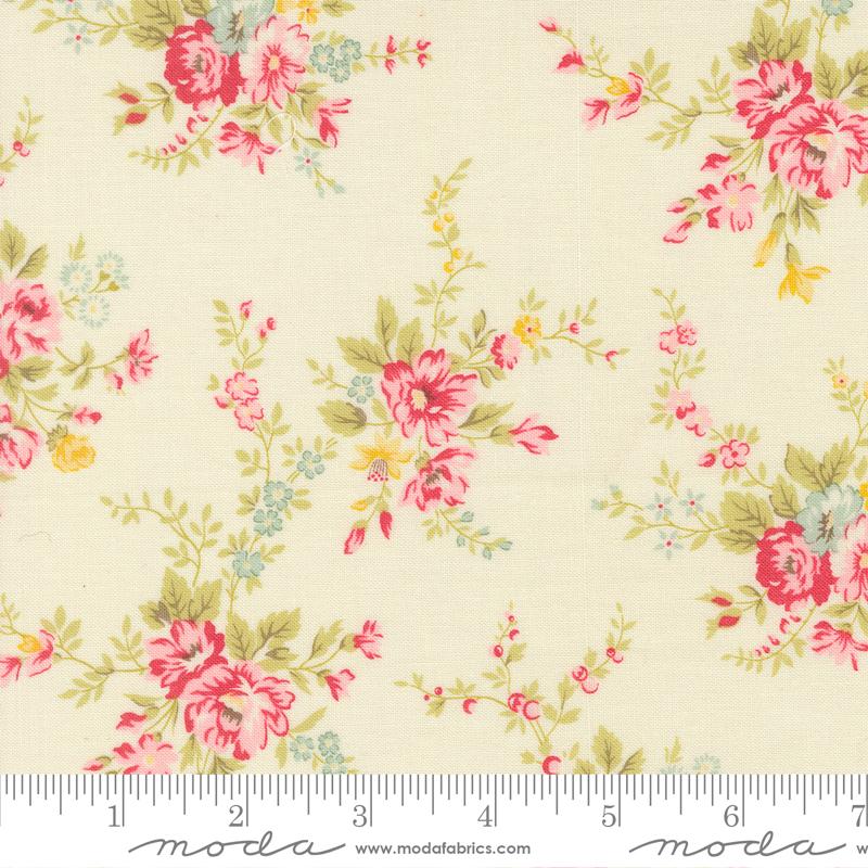 Lyda Rose Floral Porcelain - Quilt Fabric