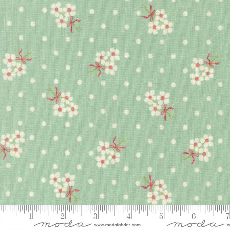Lyda Rose Bouquet Sky - Quilt Fabric