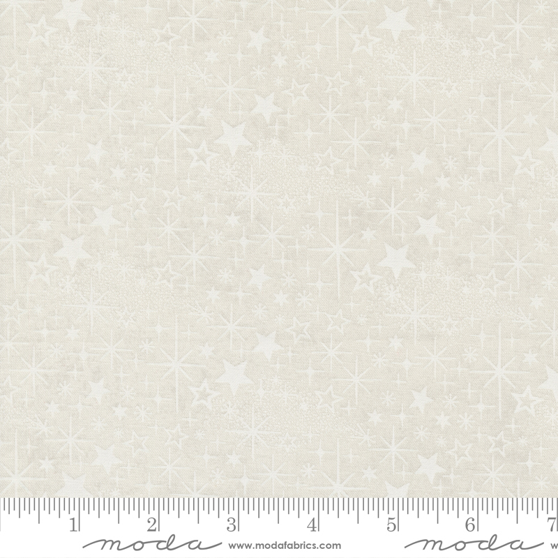 Jolly Good Eggnog - Tinsel Stars - Quilt Fabric