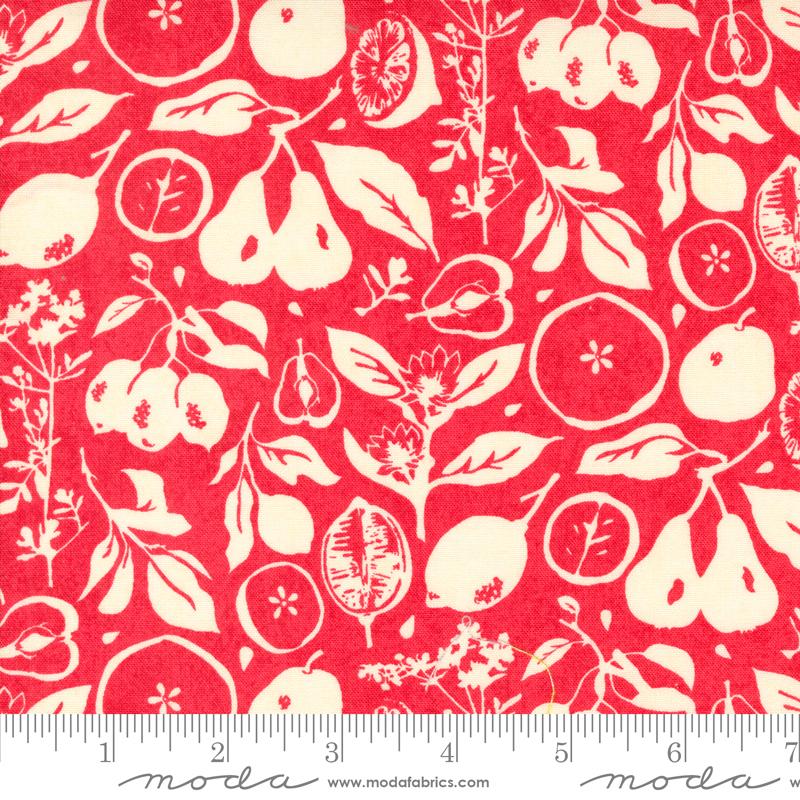 In Season Florals - Rhubarb - Quilt Fabric