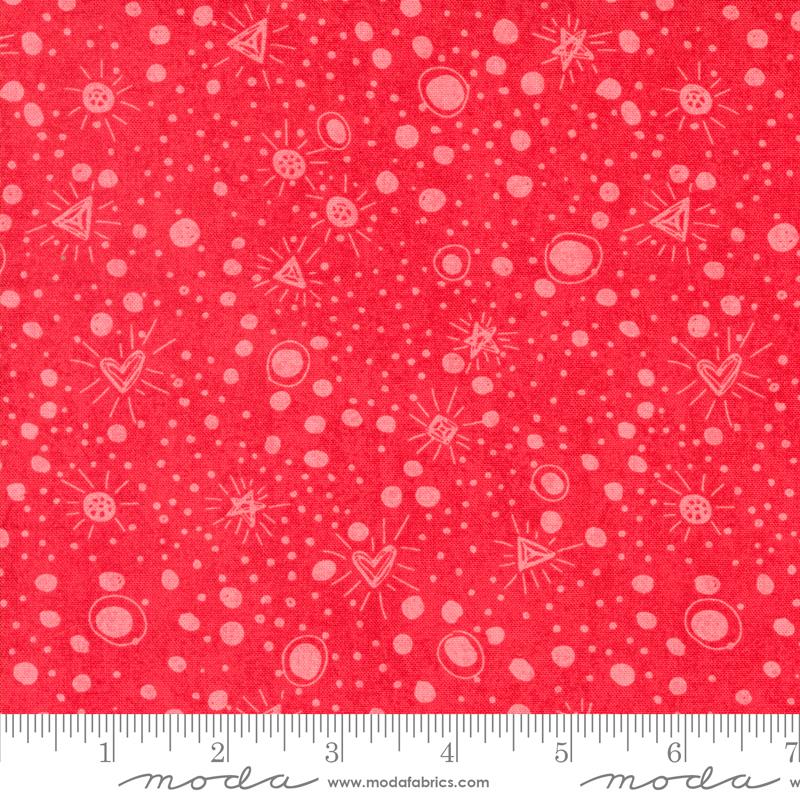 Sparkles Blenders Dots - Rhubarb - Quilt Fabric
