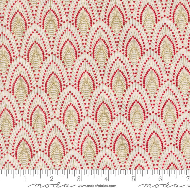 Pine Valley Silver Bells - Snow - Quilt Fabric