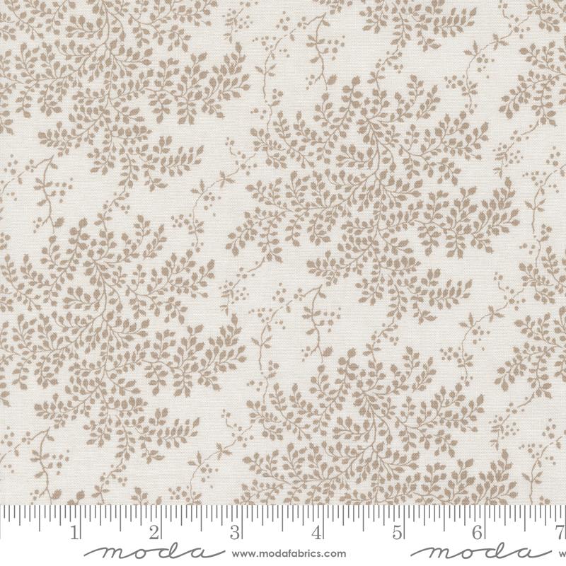Pine Valley Leaves - Snow - Quilt Fabric