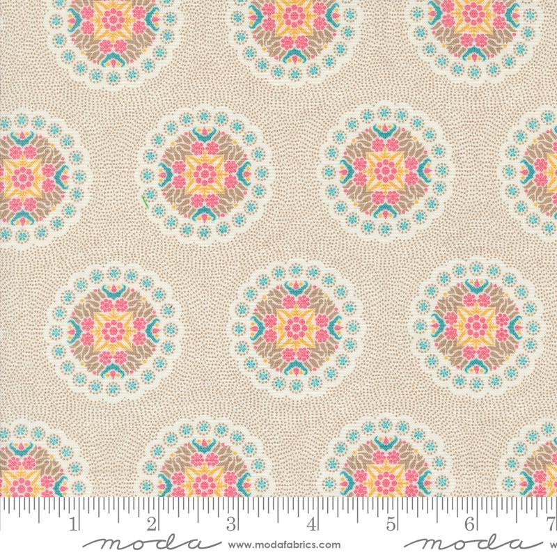 Sunday Brunch Medallion - Spritzer - Quilt Fabric
