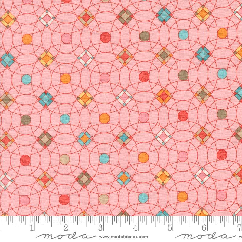 Sunday Brunch Mosaic - Bellini - Quilt Fabric