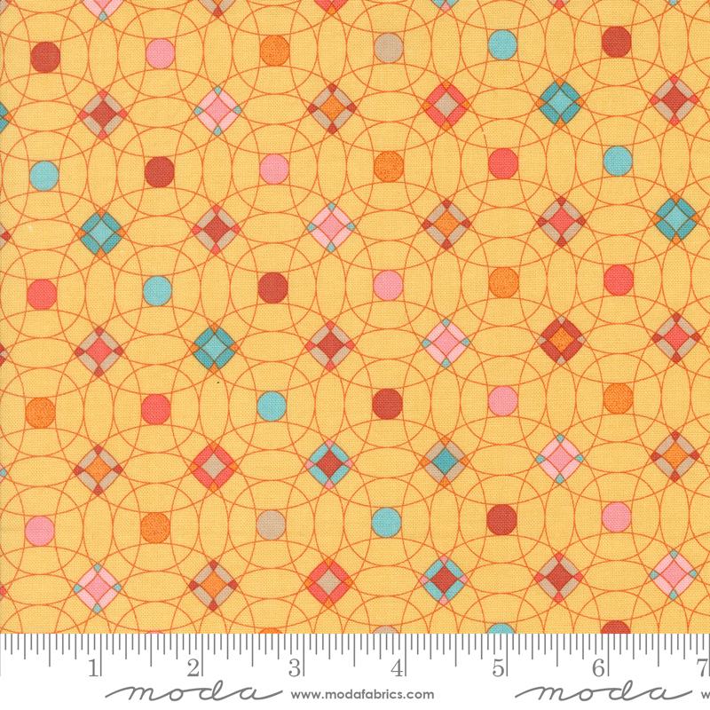 Sunday Brunch Mosaic - Mimosa - Quilt Fabric
