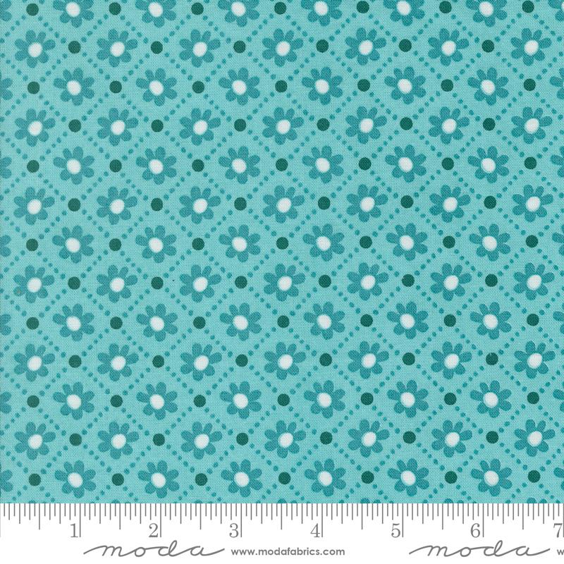Sunday Brunch Floral - Mint Tea - Quilt Fabric