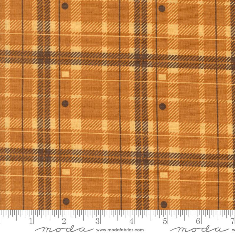 Acorn Hollow Plaid - Yam - Quilt Fabric