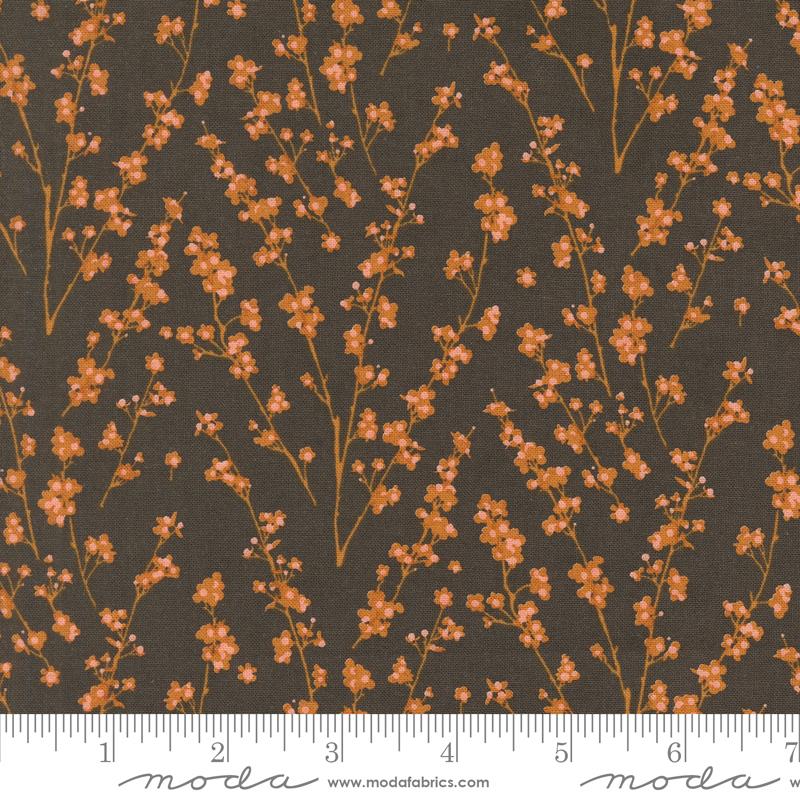 Acorn Hollow Twigs - Soil - Quilt Fabric