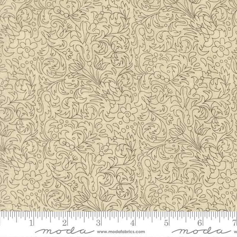 Posh Sketch Ivory Whisper - Quilt Fabric