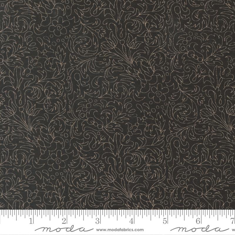 Posh Sketch Onyx Noir - Quilt Fabric