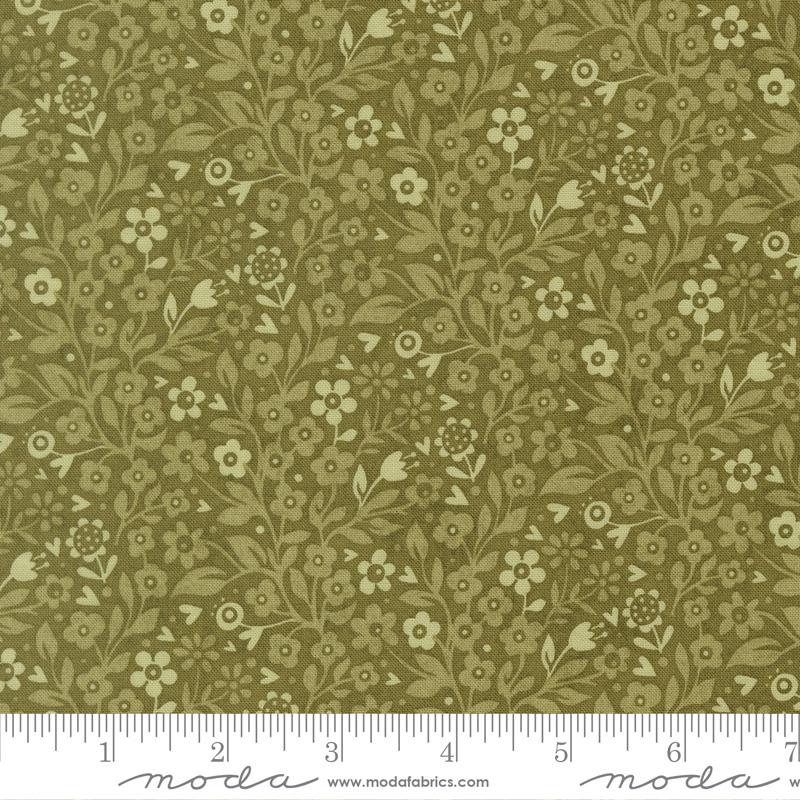 Fieldrush Ivy Basil - Quilt Fabric