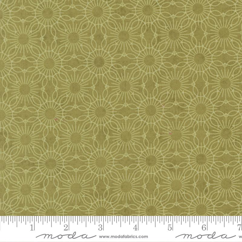 Fieldrush Jasmine Moss - Quilt Fabric