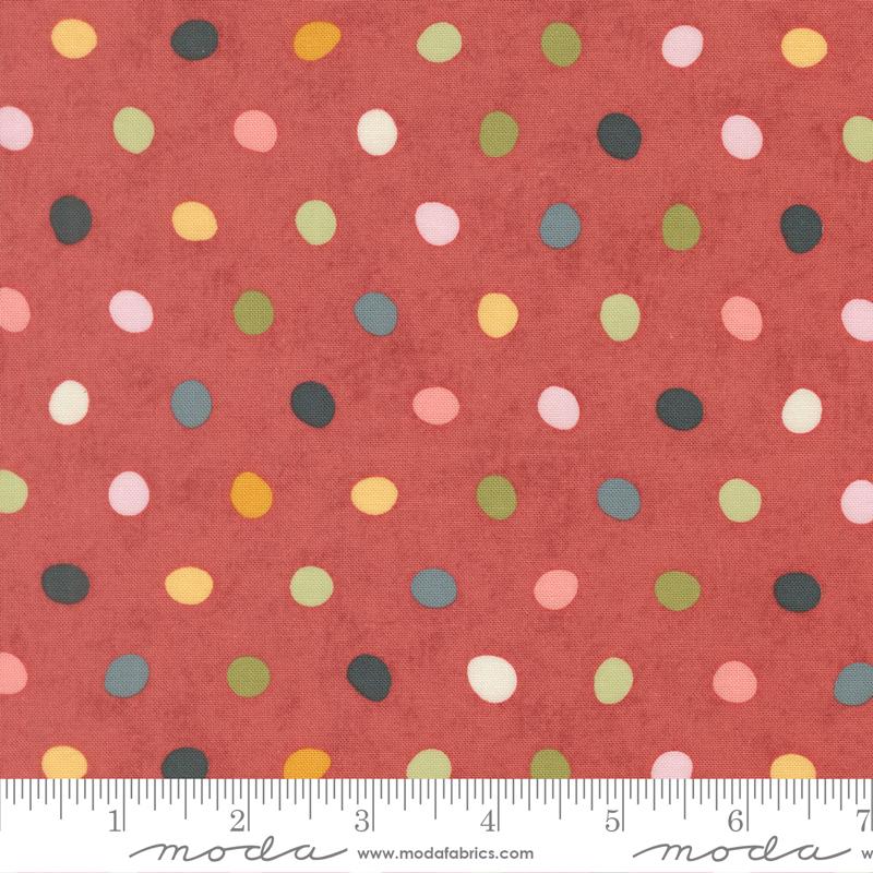 Fieldrush Poppy Azalea - Quilt Fabric
