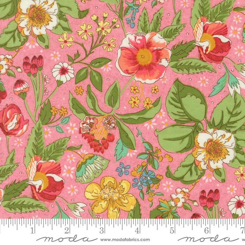 Sorrel Islay Blush - Quilt Fabric, zoomed in. Select this picture to zoom back out.