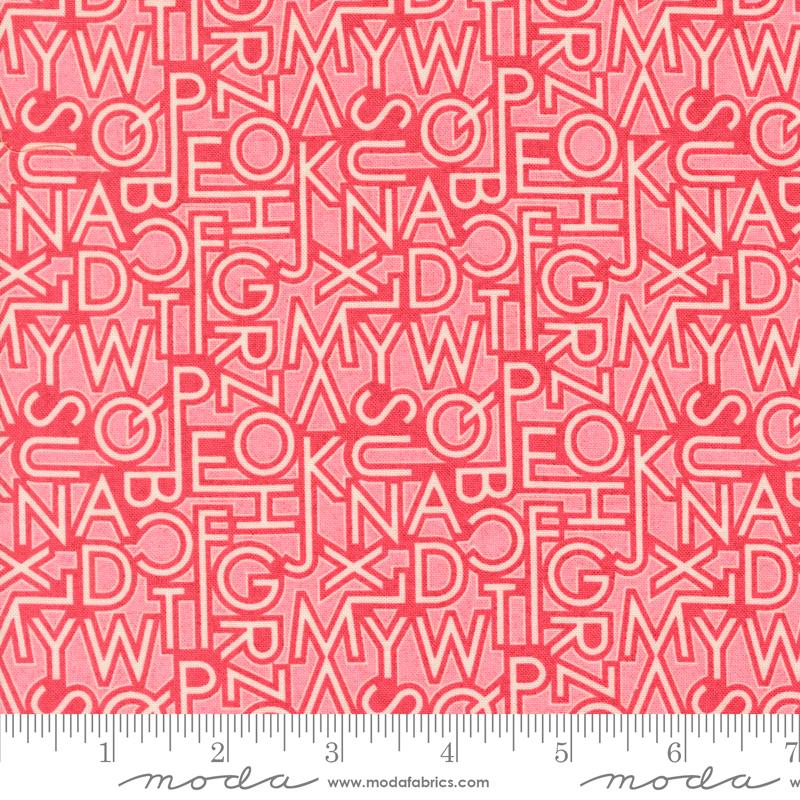 Sorrel Brisa Paradise Pink - Quilt Fabric, zoomed in. Select this picture to zoom back out.