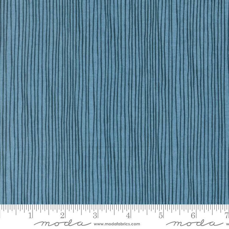 Sorrel Selva Stripe Grotto - Quilt Fabric, zoomed in. Select this picture to zoom back out.