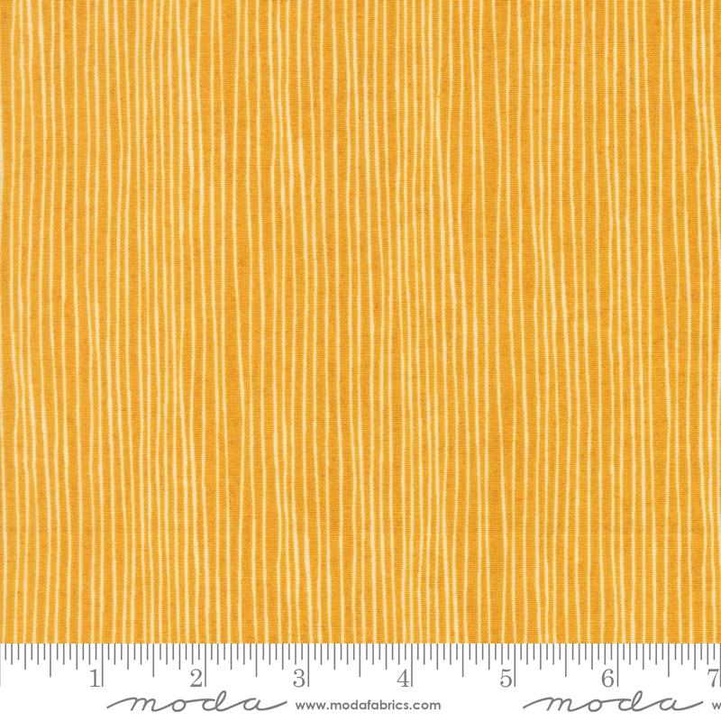 Sorrel Selva Stripe Lemon Drop - Quilt Fabric, zoomed in. Select this picture to zoom back out.